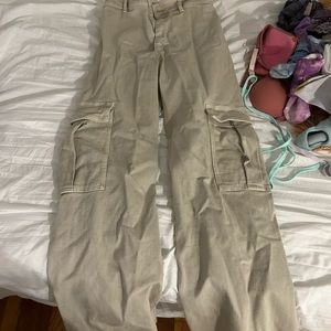 Zara wide leg straight cargos